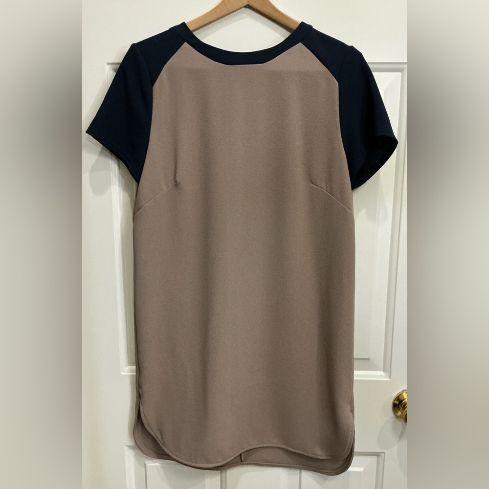 Two-Tone Shift Dress